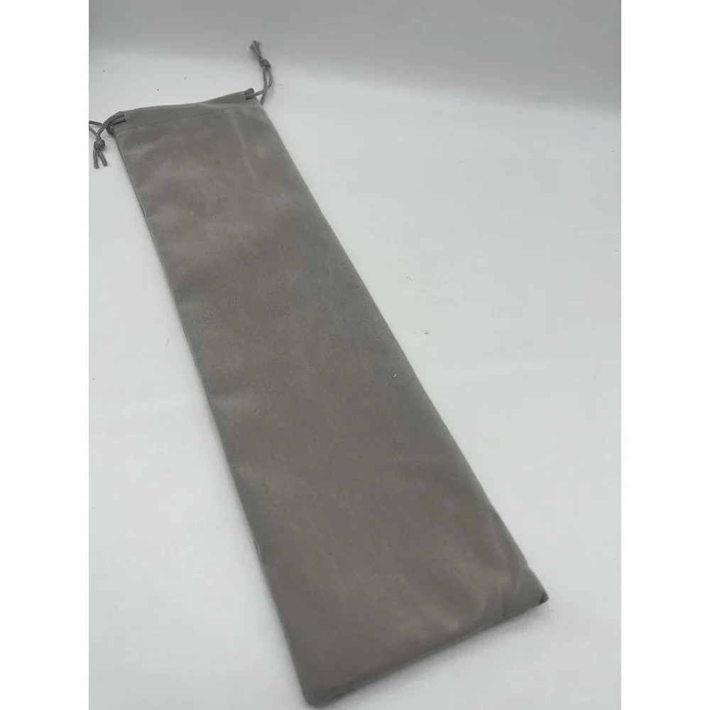 Velvet Velour Drawstring Bag Pouch Long 13